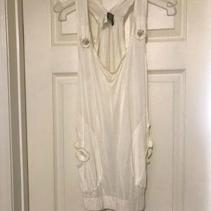 Kitchen Orange sheer tank Top